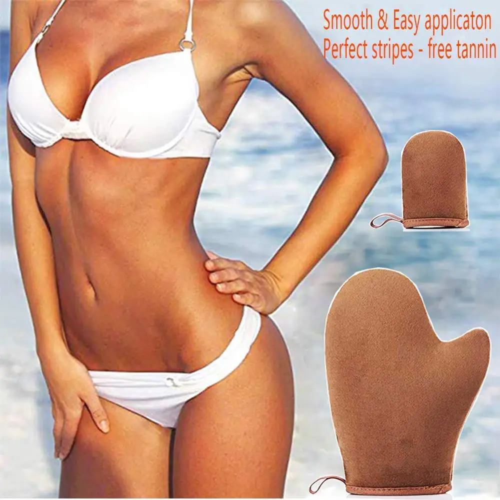 Sunless Body Self Tanning Mitt Bronzed Cream Applicator Gloves ABSORBS LESS LOTION NEVER LEAKS
Sunless Body Self Tanning Mitt Bronzed Cream Applicator Gloves ABSORBS LESS LOTION NEVER LEAKS