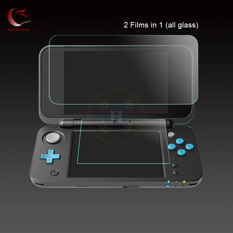 HOTHINK supper thin 9H 0.26mm Top Upper Glass Screen Protector Film + 0.18 mm Bottom Glass Film For Nintendo NEW 2DS XL / 2ds ll
HOTHINK supper thin 9H 0.26mm Top Upper Glass Screen Protector Film + 0.18 mm Bottom Glass Film For Nintendo NEW 2DS XL / 2ds ll
