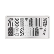 2019 nouveau 1 PC ongles pochoirs ongles Art timbre modèles plaques pour Gel vernis à ongles manucure Image plaque(China)