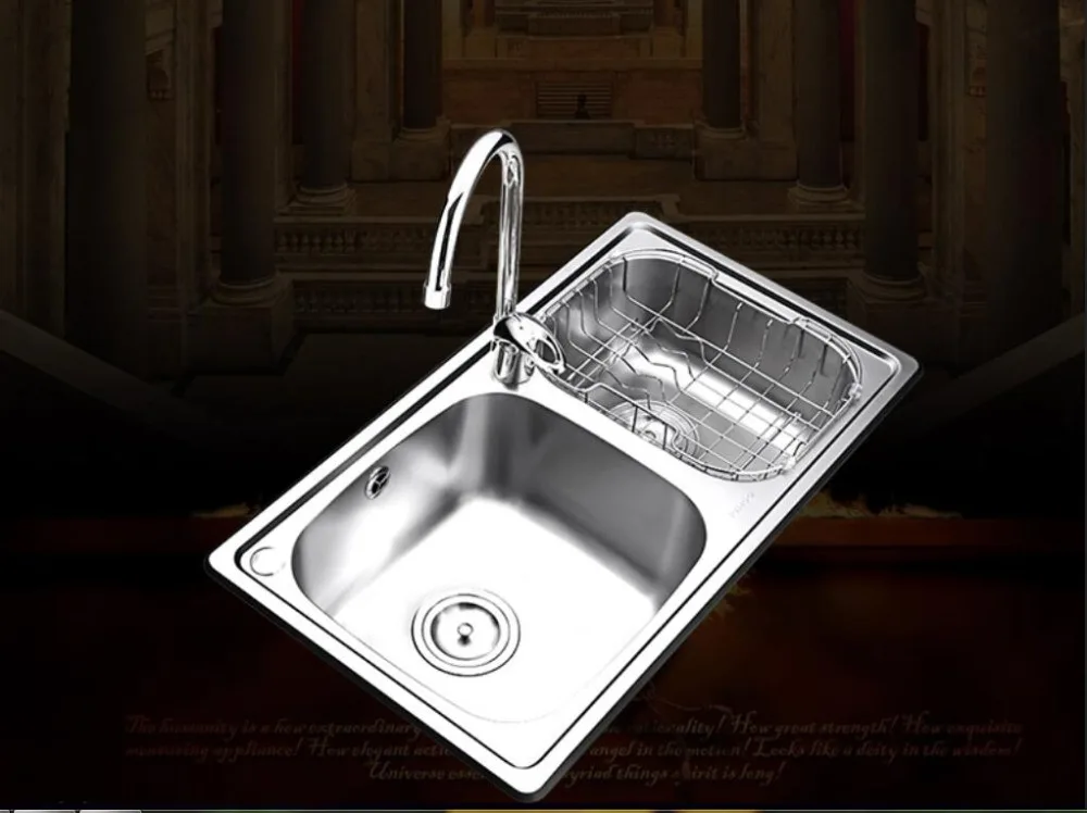 Sink sink thick double package kitchen 304 stainless steel brushed sink pool Tao Taopen LU4257
Sink sink thick double package kitchen 304 stainless steel brushed sink pool Tao Taopen LU4257