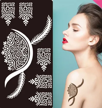 Glitter Tattoo Stencils Flower Tattoo Stencil Template Mehndi Henna Art Airbrush Painting for women
Glitter Tattoo Stencils Flower Tattoo Stencil Template Mehndi Henna Art Airbrush Painting for women