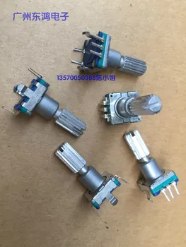 2PCS/LOT ALPS Alps EC11 encoder with switch 18, positioning number 9, pulse spot, saw tooth shaft length 20MM
2PCS/LOT ALPS Alps EC11 encoder with switch 18, positioning number 9, pulse spot, saw tooth shaft length 20MM