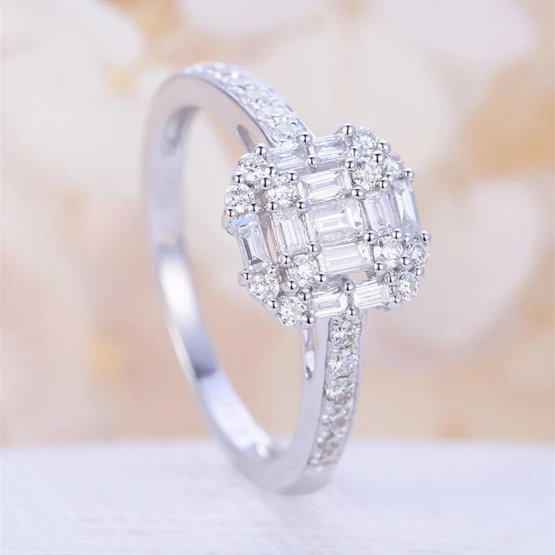 Europe and the United States popular crystal Micro Inlay Zircon Rings Jewelry4