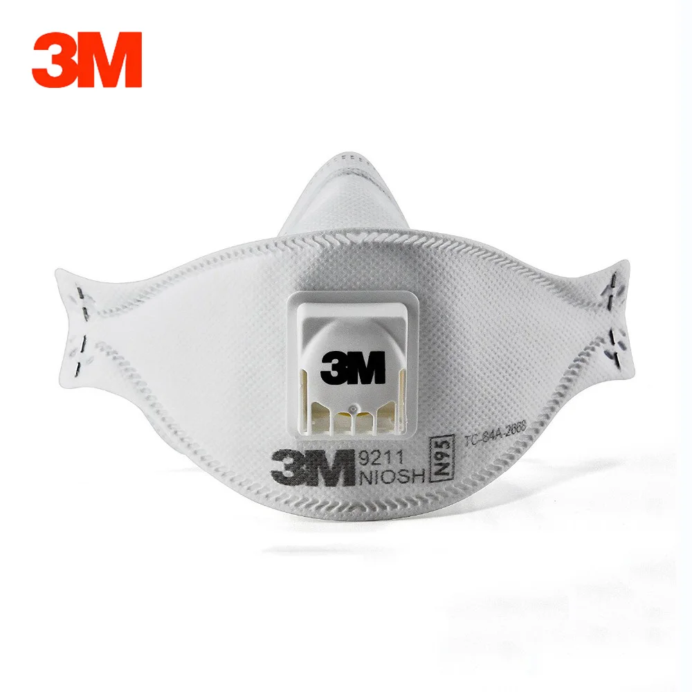 3M 9211 Dust Mask Particulate Respirator N95, Flat Fold Disposable, Exhalation Valve Gas Mask Anti-fog microparticle Anti-PM2.5
3M 9211 Dust Mask Particulate Respirator N95, Flat Fold Disposable, Exhalation Valve Gas Mask Anti-fog microparticle Anti-PM2.5