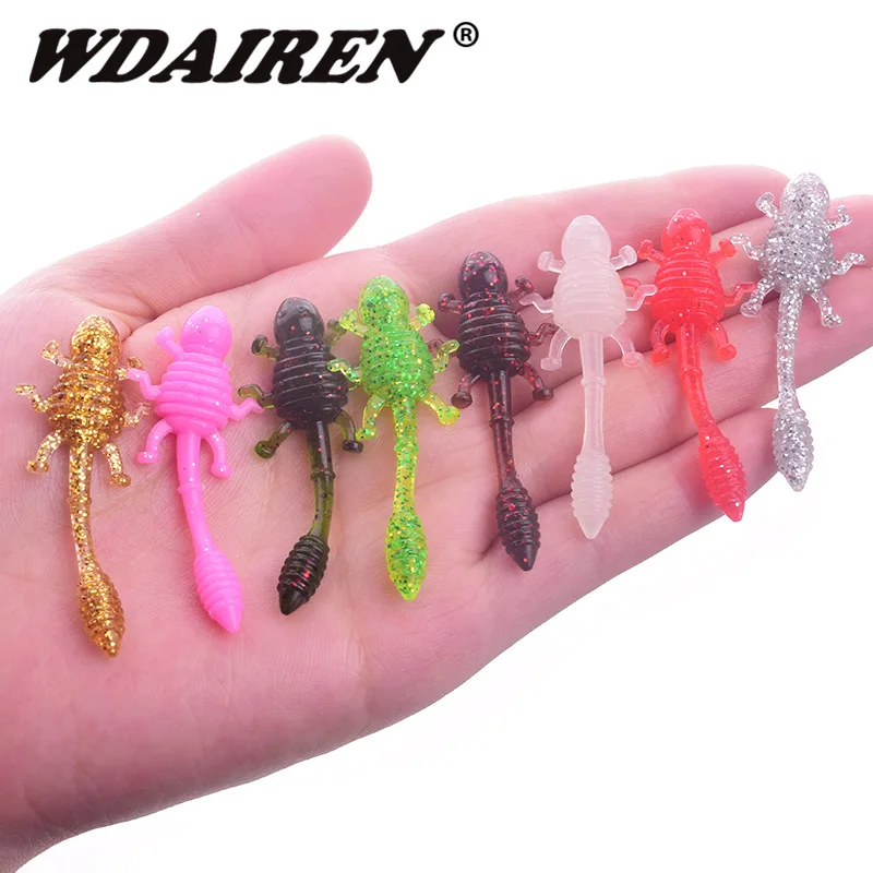 10Pcs/lot Wobblers Fishing Lures 50mm 1.2g Easy Shiner Jig worm Swimbait Artificial Silicone Salt Scent Soft Bait Carp Bass Lure
10Pcs/lot Wobblers Fishing Lures 50mm 1.2g Easy Shiner Jig worm Swimbait Artificial Silicone Salt Scent Soft Bait Carp Bass Lure