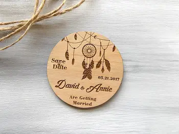 Boho Wedding Invite, Wood Save the Date Magnet, Wooden Wedding Favors, Dream Catcher
Boho Wedding Invite, Wood Save the Date Magnet, Wooden Wedding Favors, Dream Catcher