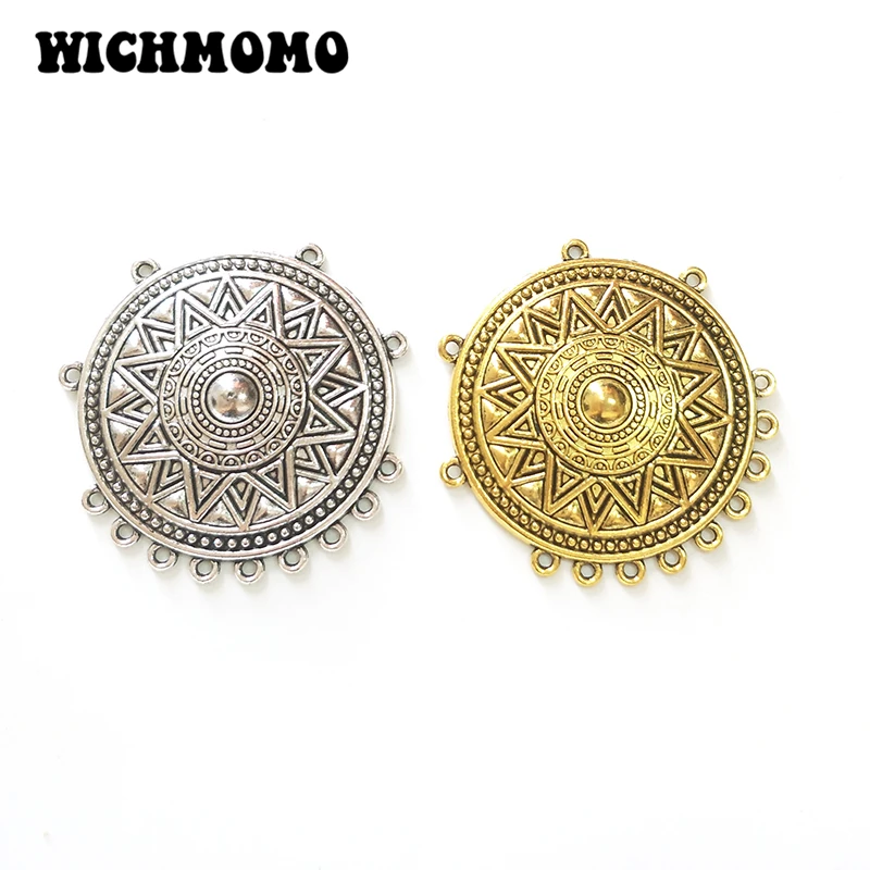Fashion 2pcs 46mm Round Zinc Alloy Golden Earrings Porous Connector Charms Pendant Linker for DIY Necklace Jewelry Accessories
Fashion 2pcs 46mm Round Zinc Alloy Golden Earrings Porous Connector Charms Pendant Linker for DIY Necklace Jewelry Accessories