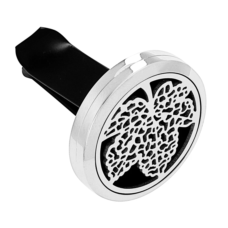 New Silver Color 316L Stainless Steel Car Clip Perfume Aromatherapy Essential Oil Diffuser Locket :leaf
New Silver Color 316L Stainless Steel Car Clip Perfume Aromatherapy Essential Oil Diffuser Locket :leaf