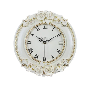White Creative Resin Rose Flower Wall Clock European Decorative Digital Wall Clock Quiet Room Wanduhr Clock Decoration 50w339
White Creative Resin Rose Flower Wall Clock European Decorative Digital Wall Clock Quiet Room Wanduhr Clock Decoration 50w339