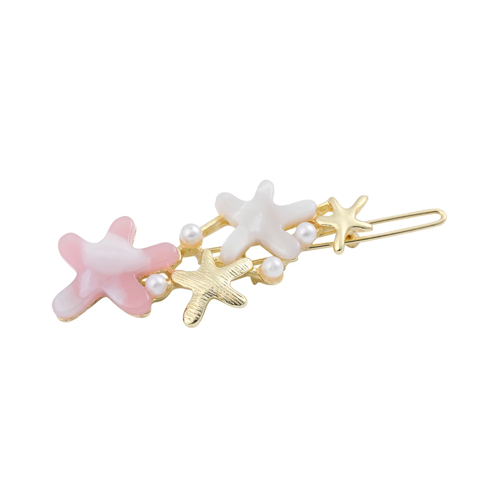 Elegant Acrylic Starfish Hair Clips Beach Bridal Handmade DIY Sea Shell Hairpin Mermaid Festival Wedding Headwear Accessories
Elegant Acrylic Starfish Hair Clips Beach Bridal Handmade DIY Sea Shell Hairpin Mermaid Festival Wedding Headwear Accessories