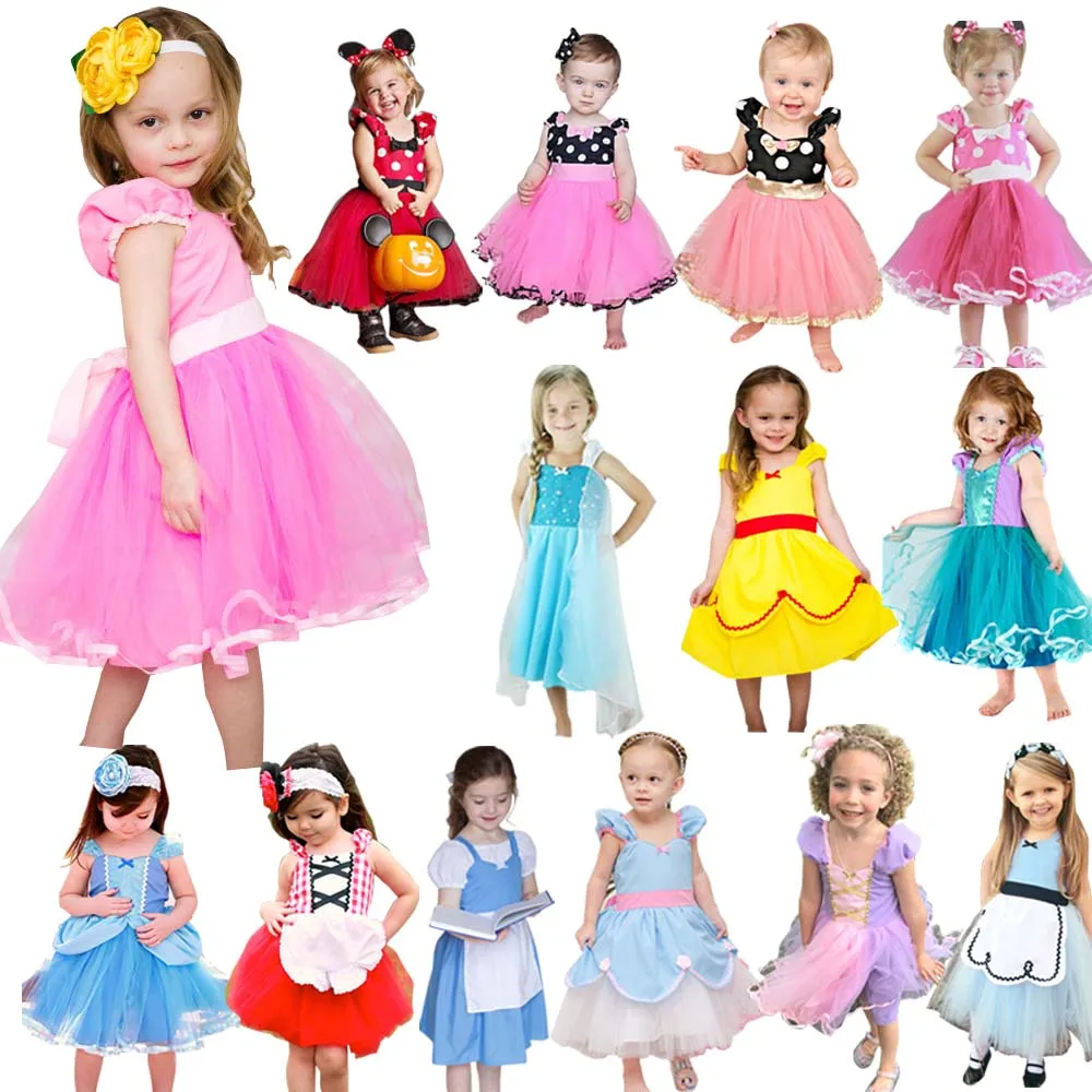 Girls Costume Princess Dresses Belle Rapunzel Cinderella Cosplay Children's Party Dress Girls Fancy Clothes
Girls Costume Princess Dresses Belle Rapunzel Cinderella Cosplay Children's Party Dress Girls Fancy Clothes