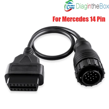 Sprinter 14 Pin to 16 Pin OBD 1 2 Diagnostic Scanner For MERCEDES BENZ Connector Cable OBD 2 Scanner Cable Round Socket For benz
Sprinter 14 Pin to 16 Pin OBD 1 2 Diagnostic Scanner For MERCEDES BENZ Connector Cable OBD 2 Scanner Cable Round Socket For benz