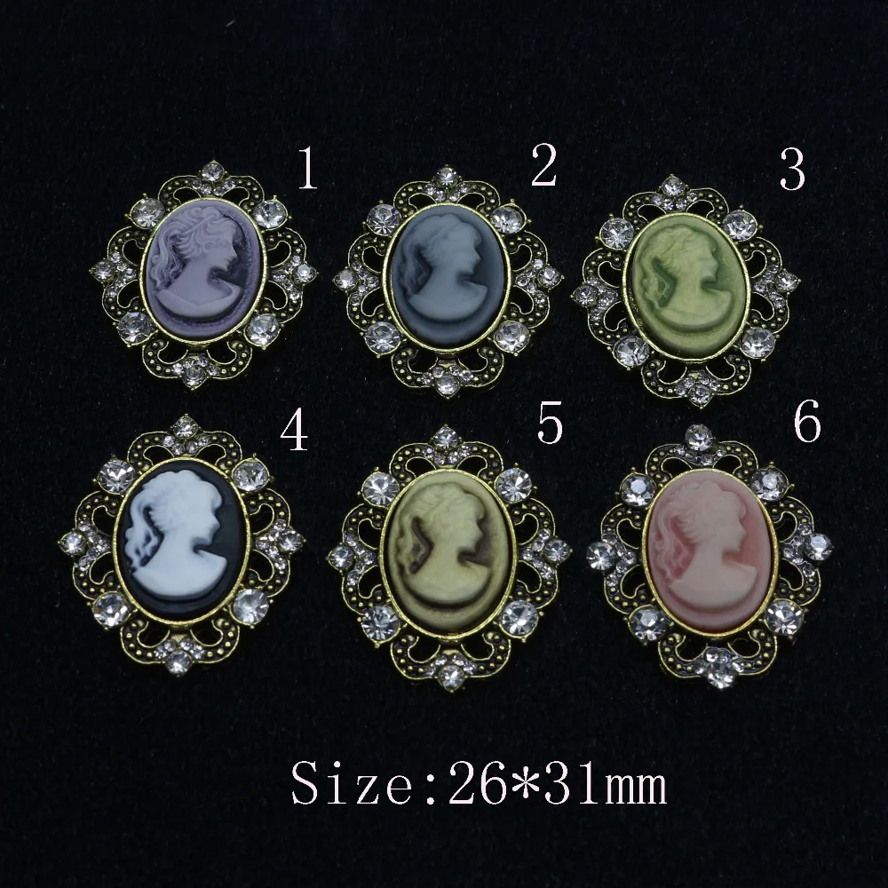 Retro 10pc Resin Beauty Avatar Oval Rhinestone Buttons Alloy buttons Hair flower scrapbooking 2017 Wedding Invitation decorative
Retro 10pc Resin Beauty Avatar Oval Rhinestone Buttons Alloy buttons Hair flower scrapbooking 2017 Wedding Invitation decorative