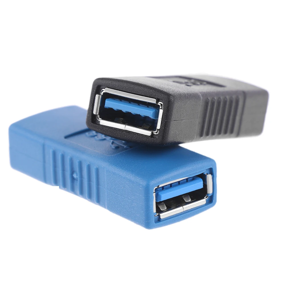 1PC New Practical Black/Blue USB 3.0 Type A Female To Female Adapter Coupler Gender Changer Connector Consumer Electronics
1PC New Practical Black/Blue USB 3.0 Type A Female To Female Adapter Coupler Gender Changer Connector Consumer Electronics