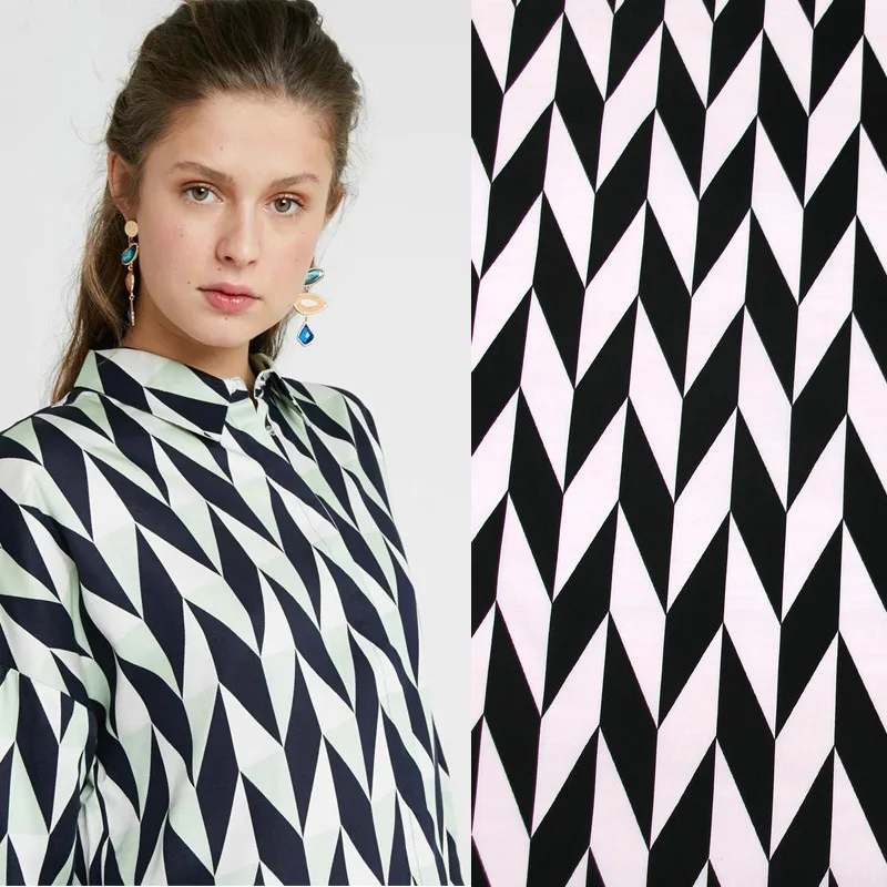 100*145cm 100% Cotton Tissus Black and White Check Print Cotton Poplin Fabric Women's Shirt and Dress DIY Cloth Tissus au Metre
100*145cm 100% Cotton Tissus Black and White Check Print Cotton Poplin Fabric Women's Shirt and Dress DIY Cloth Tissus au Metre