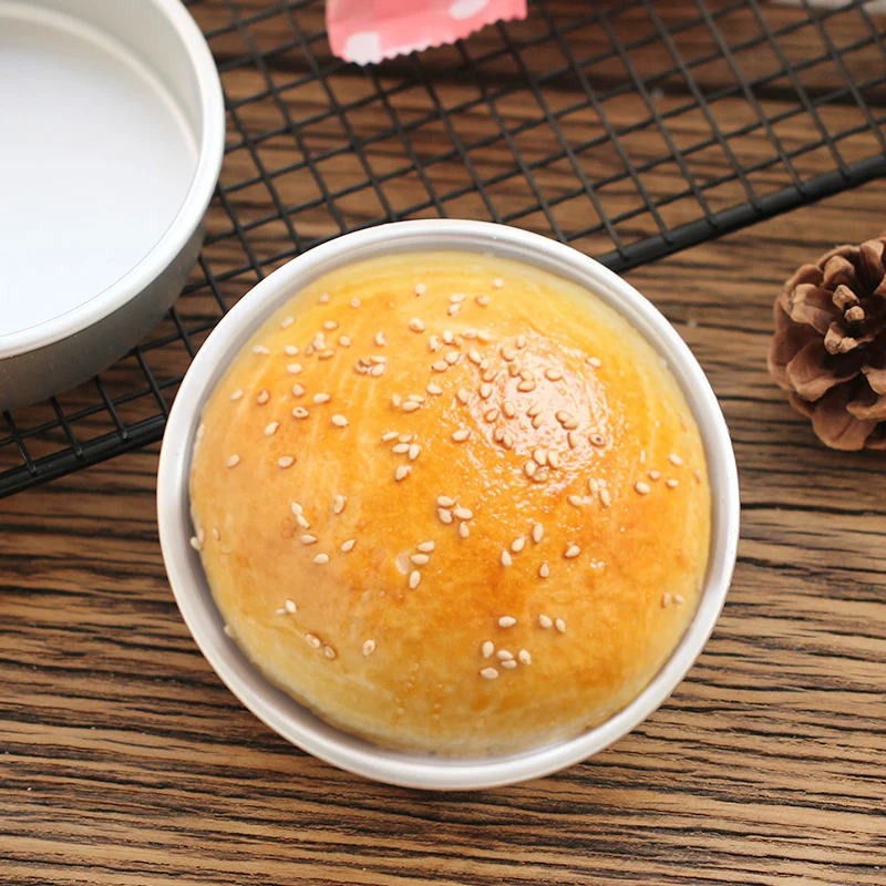 5pcs/lot 4 Inch Hamburger Bread Mold Round Cheesecake Mould Anodized Aluminum Alloy Baking Dish Cake Bakeware Accessory
5pcs/lot 4 Inch Hamburger Bread Mold Round Cheesecake Mould Anodized Aluminum Alloy Baking Dish Cake Bakeware Accessory
