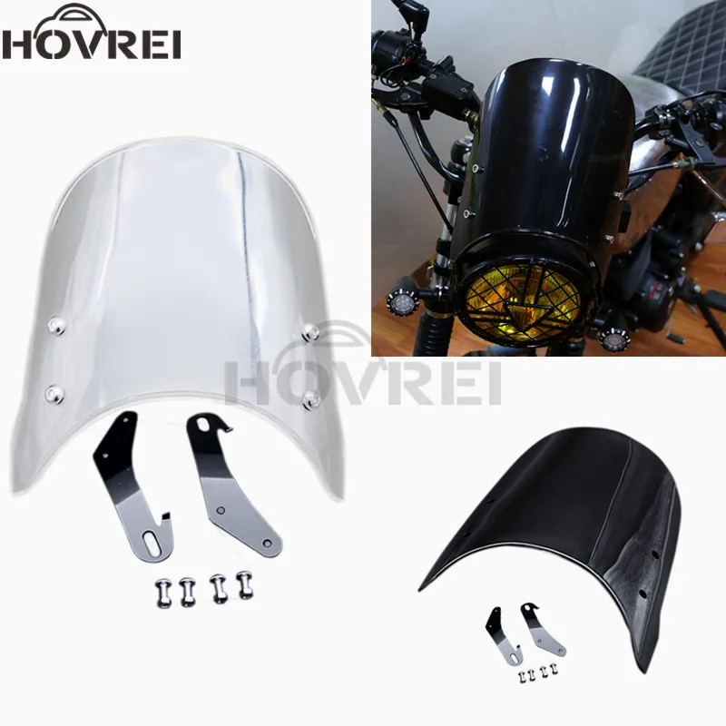 Universal Motorcycle 5" to 7" Round Headlights Windshield Windscreen FOR YAMAHA XJR 1300/XJR 1200/XJ 600S/XJ 400 honda YAMAHA
Universal Motorcycle 5" to 7" Round Headlights Windshield Windscreen FOR YAMAHA XJR 1300/XJR 1200/XJ 600S/XJ 400 honda YAMAHA