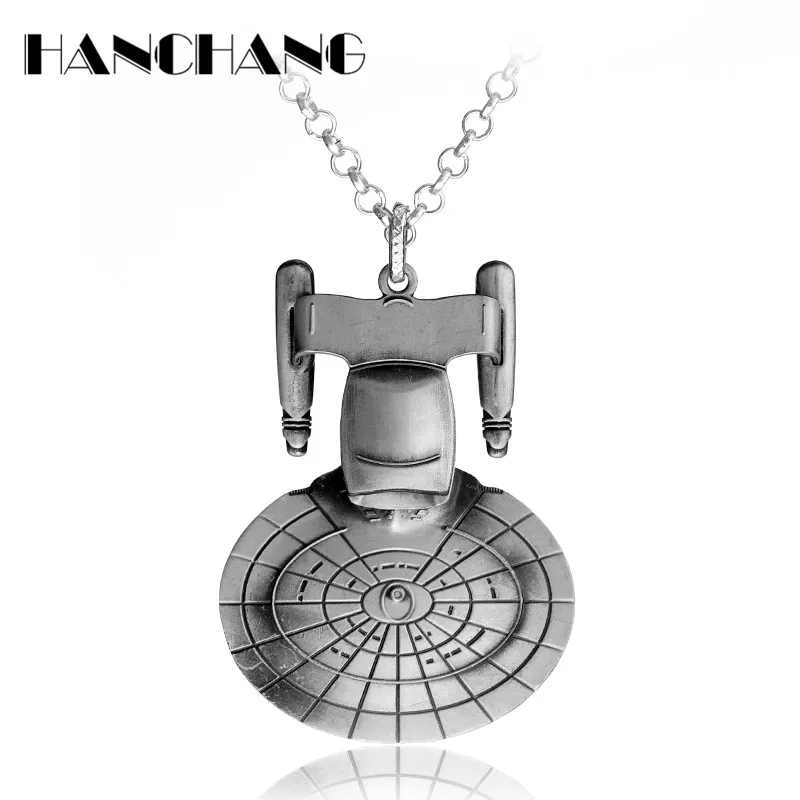 Star Trek USS Enterprise model Necklace Movie Jewelry Vintage Accessories link Chain Necklace Men's Hip Hop Neck lace
Star Trek USS Enterprise model Necklace Movie Jewelry Vintage Accessories link Chain Necklace Men's Hip Hop Neck lace