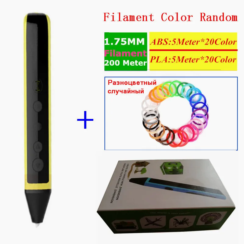 Newest Design 3D Pen Can Speaking +200 Meter(100M ABS+100M PLA)3D Filament Mobile Power Supply 3D Drawing Pen Kids' Best Gifts
Newest Design 3D Pen Can Speaking +200 Meter(100M ABS+100M PLA)3D Filament Mobile Power Supply 3D Drawing Pen Kids' Best Gifts