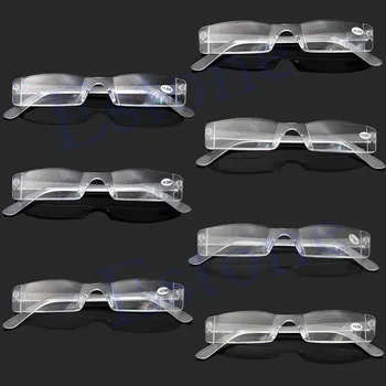 Eyeglasses Clear Rimless Reading Glasses Presbyopia 1.00-4.00 Diopter Resin Ultra Light Portable Presbyopic Glasses
Eyeglasses Clear Rimless Reading Glasses Presbyopia 1.00-4.00 Diopter Resin Ultra Light Portable Presbyopic Glasses