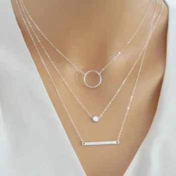 2020 Fashion Maxi Statement Multilayer Necklace Multi-element Metal Rod Circles Geometric Round Chokers Necklaces
2020 Fashion Maxi Statement Multilayer Necklace Multi-element Metal Rod Circles Geometric Round Chokers Necklaces