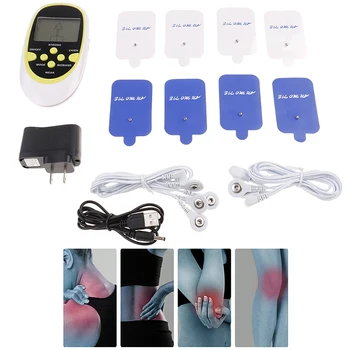 1SET Health Care Tool Two Output Electric TENS Therapy Massager Relax Pain Relief Muscle Electro Stimulator+8 Gel Electrode Pads
1SET Health Care Tool Two Output Electric TENS Therapy Massager Relax Pain Relief Muscle Electro Stimulator+8 Gel Electrode Pads