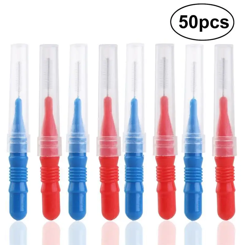 50pcs Dental Orthodontic Oral Care Interdental Brush Toothpick Between Teeth Brush Kit
50pcs Dental Orthodontic Oral Care Interdental Brush Toothpick Between Teeth Brush Kit