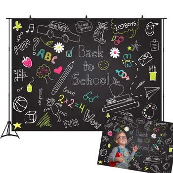 BEIPOTO Back to School Blackboard Backdrop for Children Photography Background Photo Booth Props Hand Drawn Vinyl Party Banner
BEIPOTO Back to School Blackboard Backdrop for Children Photography Background Photo Booth Props Hand Drawn Vinyl Party Banner