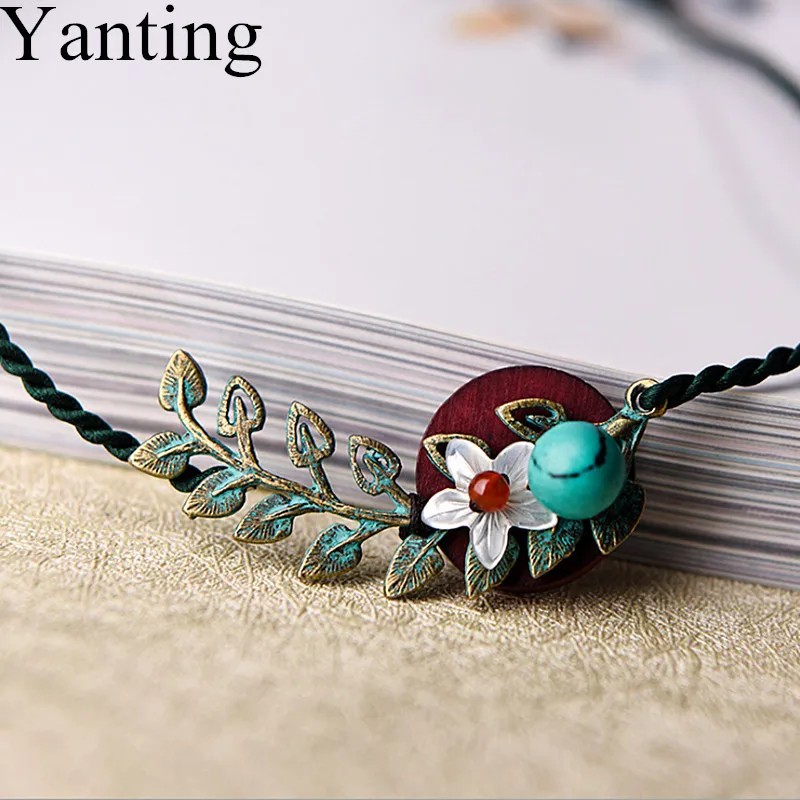 Yanting Ethnic Choker Necklace For Women Ancient Copper Alloy Leaf Shell Flower Vintage Simple Short Necklace Women Femme 081
Yanting Ethnic Choker Necklace For Women Ancient Copper Alloy Leaf Shell Flower Vintage Simple Short Necklace Women Femme 081
