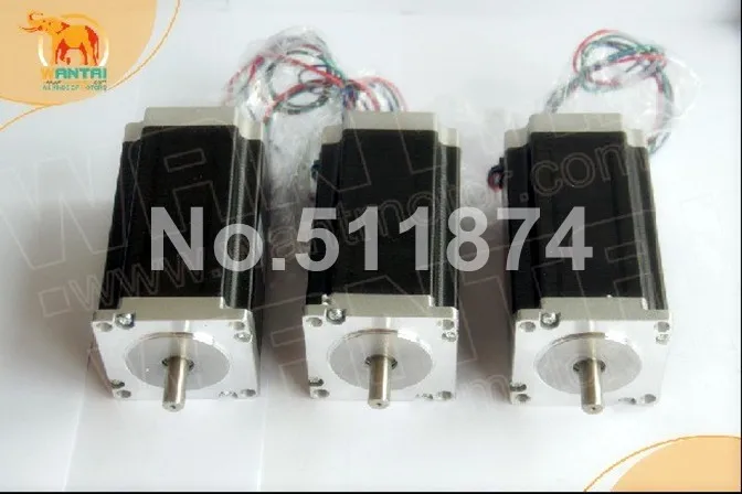 Russia free ship! Wantai 3PCS Nema23 Stepper Motor 57BYGH115-003B Dual Shaft 425oz-in 3A 4leads ISO CE Rohz
Russia free ship! Wantai 3PCS Nema23 Stepper Motor 57BYGH115-003B Dual Shaft 425oz-in 3A 4leads ISO CE Rohz