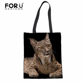 FORUDESIGNS Lynx Pardinus Printed Canvas Tote Women Casual Beach Bags Daily Use Female Single Shoulder Bags For Shopping Handbag
FORUDESIGNS Lynx Pardinus Printed Canvas Tote Women Casual Beach Bags Daily Use Female Single Shoulder Bags For Shopping Handbag