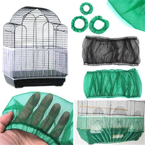 New Nylon Mesh Pet Birdcage Covers Bird Cage Seed Catcher Guard Cover Shell Skirt Decoration 4Colors S M L
New Nylon Mesh Pet Birdcage Covers Bird Cage Seed Catcher Guard Cover Shell Skirt Decoration 4Colors S M L