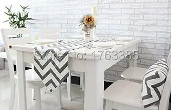 12"x70" Canvas Cotton Chevron Zig Zag Table Runner Wave Tablecloth Wedding Party Home Table Decoration (Grey)
12"x70" Canvas Cotton Chevron Zig Zag Table Runner Wave Tablecloth Wedding Party Home Table Decoration (Grey)