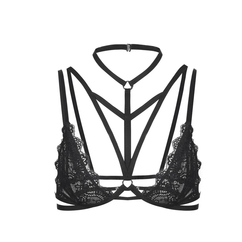 2018 New Fashion Bra Women floral Black Sexy Lace Bralette Cross Straps Choker Soft Sheer Halter Bras Intiamte Underwear
2018 New Fashion Bra Women floral Black Sexy Lace Bralette Cross Straps Choker Soft Sheer Halter Bras Intiamte Underwear