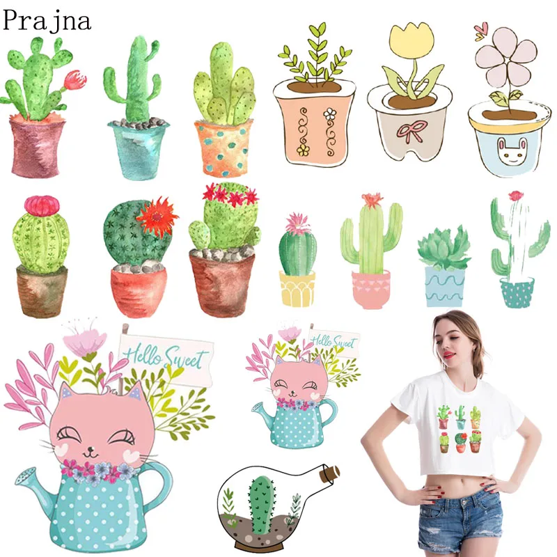 Prajna Patches Iron on Transfer For Clothes Cactus Heat Transfer Vinyl Pictures Sticker Printed PVC Applique Badges Washable
Prajna Patches Iron on Transfer For Clothes Cactus Heat Transfer Vinyl Pictures Sticker Printed PVC Applique Badges Washable