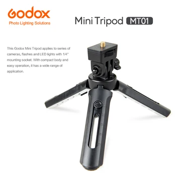 Godox MT-01 Mini Tripod Folding Table top stand Grip Stabilizer for Smartphones DSLR Camera Godox AD200 A1 Flash LED Video Light
Godox MT-01 Mini Tripod Folding Table top stand Grip Stabilizer for Smartphones DSLR Camera Godox AD200 A1 Flash LED Video Light