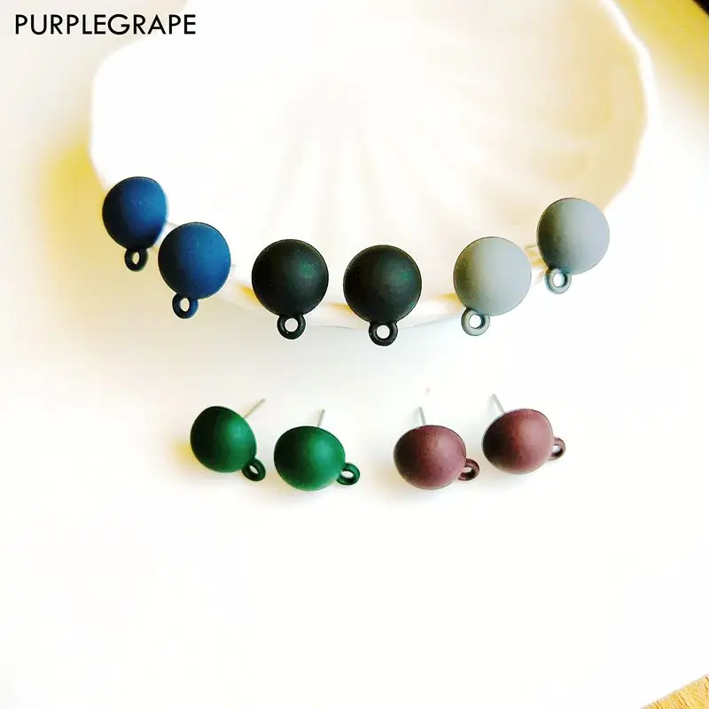 Diy Jewelry Connectors Earrings Accessories Handmade Minimalist Round Pendant Matte Texture PURPLEGRAPE 8pcs
Diy Jewelry Connectors Earrings Accessories Handmade Minimalist Round Pendant Matte Texture PURPLEGRAPE 8pcs