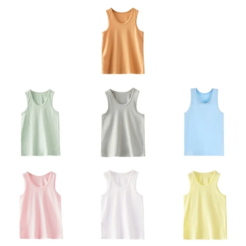 Baby Clothes Baby Kids T-Shirt Boys And Girls Vest Cotton Stretch Bottoming Infant Solid Color Sleeveless T-Shirt
Baby Clothes Baby Kids T-Shirt Boys And Girls Vest Cotton Stretch Bottoming Infant Solid Color Sleeveless T-Shirt