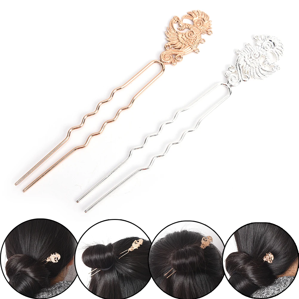 Phoenix Bride Hair Clips Accessories Wedding Party Hair Pins And Clips For Women Hair Styling Crystal Hair Jewelry Tools
