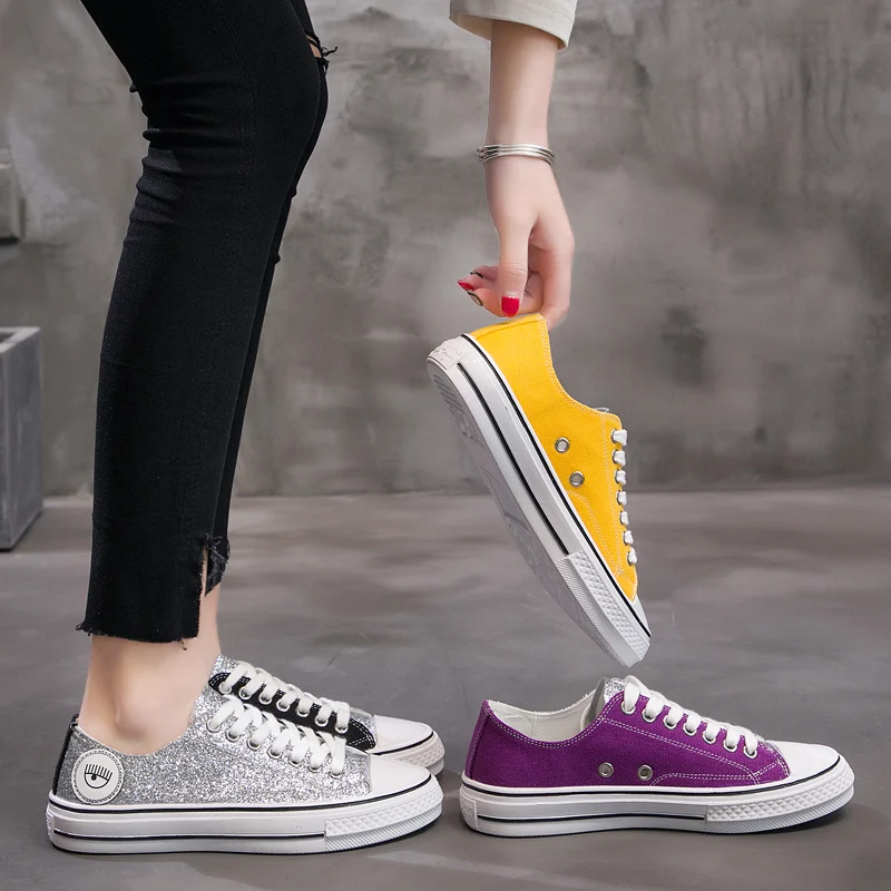 hot Women's Flats 22.5-24.5 cm feet length Color matching canvas shoes 2019 summer new imported sequin cloth Labeling eyes
hot Women's Flats 22.5-24.5 cm feet length Color matching canvas shoes 2019 summer new imported sequin cloth Labeling eyes