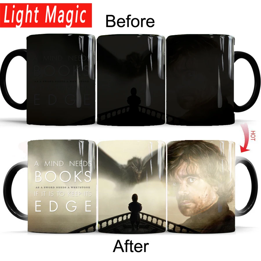 Kind intelligent man Tyrion Lannister mug game of thrones ceramic coffee mugs cup color changing mugs gift mug for your friends
Kind intelligent man Tyrion Lannister mug game of thrones ceramic coffee mugs cup color changing mugs gift mug for your friends