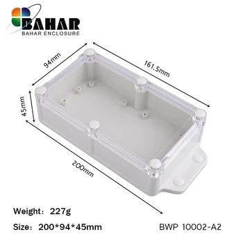 84PCS DIY project Waterproof junction box Wall mounting plastic box for electronic ABS plastic enclosure BWP10002 200*94*45mm
84PCS DIY project Waterproof junction box Wall mounting plastic box for electronic ABS plastic enclosure BWP10002 200*94*45mm
