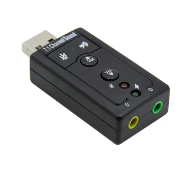 ZGPAX Portable Audio Adapter Black USB 7.1 Channel Esternal 3D Sound Adapter PC Notebook Card Adapters 2019 new A30
ZGPAX Portable Audio Adapter Black USB 7.1 Channel Esternal 3D Sound Adapter PC Notebook Card Adapters 2019 new A30
