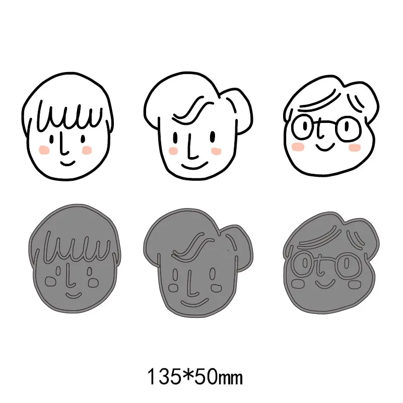 New Cute cartoon Human Figure Metal Steel Die Cuts Cutting Dies stencils For DIY Scrapbooking Photo Album decor crafts Embossing
New Cute cartoon Human Figure Metal Steel Die Cuts Cutting Dies stencils For DIY Scrapbooking Photo Album decor crafts Embossing