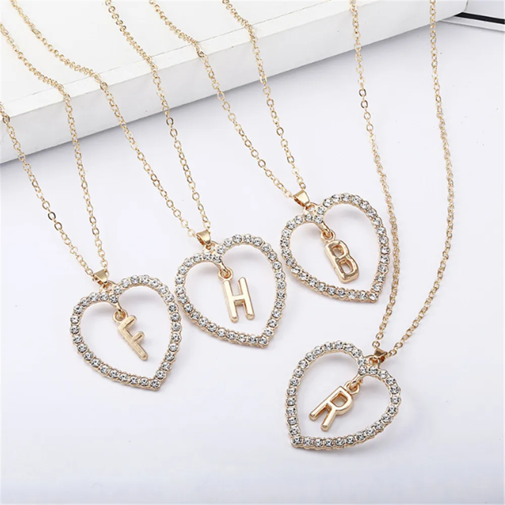ECODAY Crystal Heart Initial Necklace Women Collares Letter Necklace Chocker Name Necklace Gold Chain Necklace Collares Ketting
ECODAY Crystal Heart Initial Necklace Women Collares Letter Necklace Chocker Name Necklace Gold Chain Necklace Collares Ketting