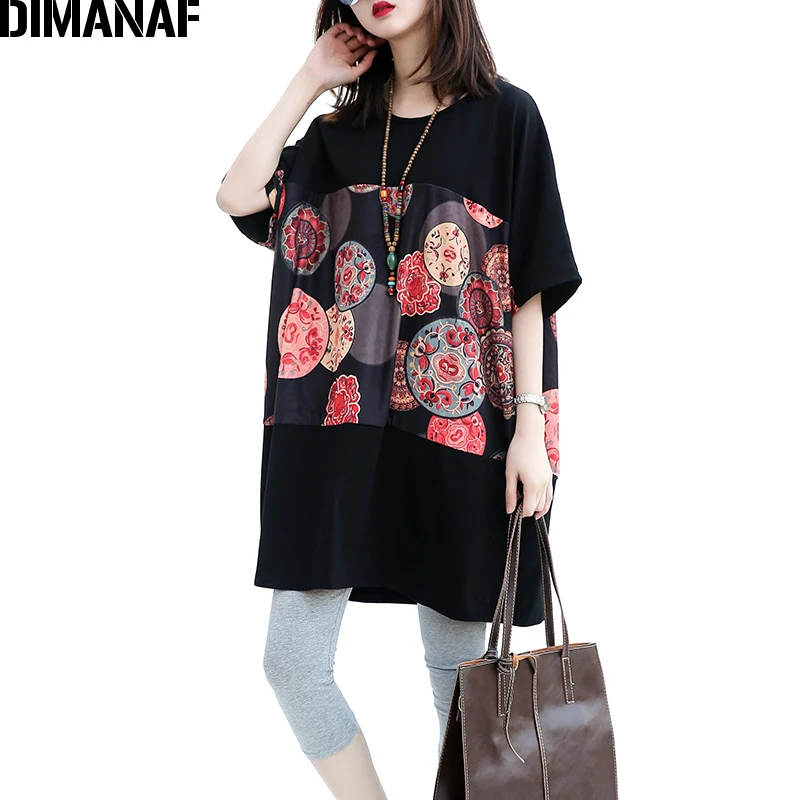 DIMANAF Women T-Shirt Cotton Plus Size Summer Batwing Sleeve Female Fashion Polka Dot Basic Tops Casual Oversized Loose T-Shirt
DIMANAF Women T-Shirt Cotton Plus Size Summer Batwing Sleeve Female Fashion Polka Dot Basic Tops Casual Oversized Loose T-Shirt