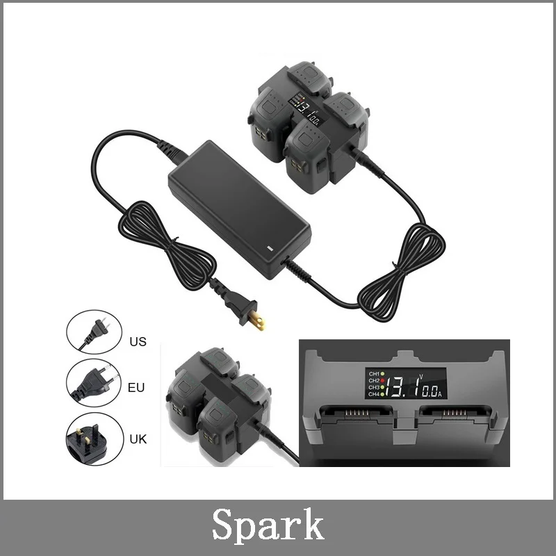 DJI Spark 4in1 Battery Charger Hub RC Intelligent Quick Display Charging For Spark
DJI Spark 4in1 Battery Charger Hub RC Intelligent Quick Display Charging For Spark
