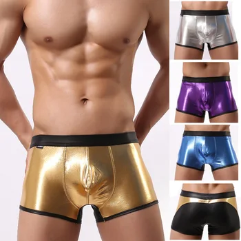 2017 new Men's underwear imitation leather patent underwear men gay boxer men jockstrap boxers
2017 new Men's underwear imitation leather patent underwear men gay boxer men jockstrap boxers