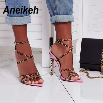 Aneikeh 2019 Sexy Flock Gladiator Sandals Summer Shoes Women Thin High Heels Open Toe Lady Cross-tied Ankle Strap Shoes Size 4-9
Aneikeh 2019 Sexy Flock Gladiator Sandals Summer Shoes Women Thin High Heels Open Toe Lady Cross-tied Ankle Strap Shoes Size 4-9