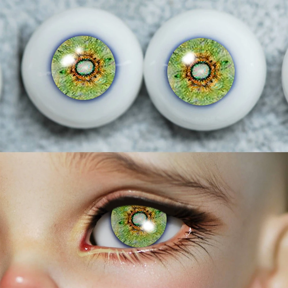 BJD eye Fresh green flower pattern eyes bjd doll accessories for 1/4 1/3 1/6 1/8 BJD SD MSD 12mm 1mm 16 Round plastic BJD gifts
BJD eye Fresh green flower pattern eyes bjd doll accessories for 1/4 1/3 1/6 1/8 BJD SD MSD 12mm 1mm 16 Round plastic BJD gifts